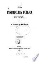 De la Instrucion pública en España, 3