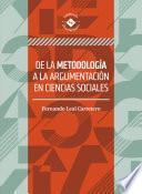 De la metodología a la argumentación en ciencias sociales