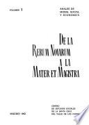 De la Rerum novarum a la Mater et magistra