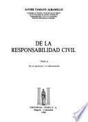 De la responsabilidad civil: De los perjuicios y su indemnización