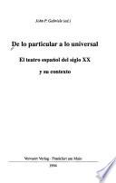 De lo particular a lo universal