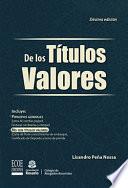 De los títulos valores - 10ma edición