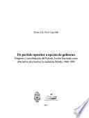 De partido opositor a opción de gobierno