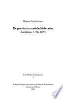 De provincia a entidad federativa