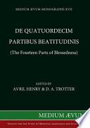 De Quatuordecim Partibus Beatitudinis