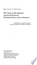 De voces y de amores