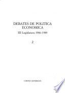 Debates de política económica
