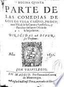 Décima quinta parte de las comedias de Lope de Vega Carpio...
