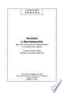 Decisión y discriminación