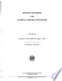 Decisions and Orders of the National Labor Relations Board