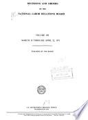 Decisions and Orders of the National Labor Relations Board