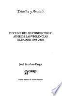 Decline de los conflictos y auge de las violencias
