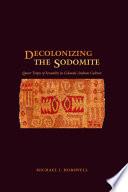 Decolonizing the Sodomite
