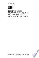 Decretos leyes dictados por la Junta de Gobierno de la República de Chile