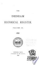Dedham Historical Register