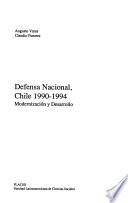 Defensa nacional, Chile 1990-1994