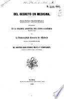 Del secreto en medicina