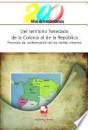 Libro Del territorio heredado de la Colonia al de la República