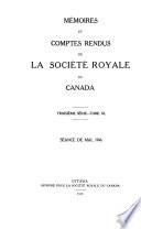 Déliberations Et Mémoires de la Société Royale Du Canada