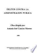 Delitos contra la administración pública