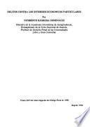 Delitos contra los intereses económicos particulares