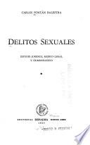 Delitos sexuales
