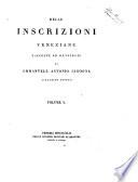 Delle inscrizioni veneziane