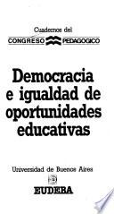 Democracia e igualdad de oportunidades educativas