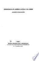 Democracia en América Latina y el Caribe