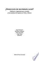 Democracia sin movimiento social?