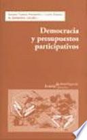 Democracia y presupuestos participativos