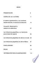 Denominación de origin del café y desarrollo regional