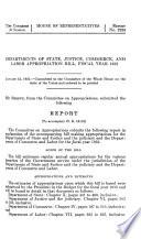 Department of State Appropriation Bill for 1932, Hearing . . . 71st Congress, 3d Session