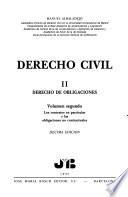 Derecho civil: Los contratos en particular y las obligaciones no contractuales