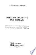 Derecho colectivo del trabajo