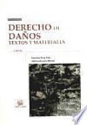 Derecho de daños Textos y materiales