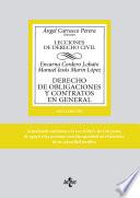 Derecho de obligaciones y contratos en general
