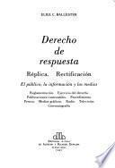 Derecho de respuesta