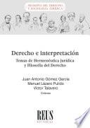 Derecho e interpretación