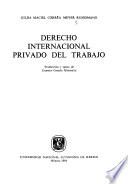 Derecho internacional privado del trabajo