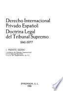 Derecho internacional privado español