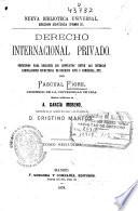 Derecho internacional privado