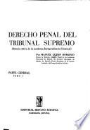 Derecho penal del Tribunal supremo