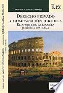 Derecho privado y comparación jurídica