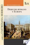 Derecho romano y Europa