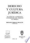 Derecho y cultura jurídica