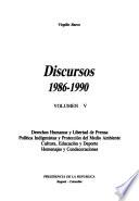 Derechos humanos y libertad de prensa. Política indigenista y protección del medio ambiente. Cultura, educación y deporte. Homenajes y condecoraciones