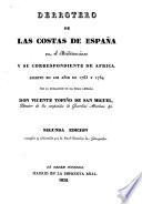 Derrotero de las costas de España en el Mediterráneo y su correspondiente de Africa