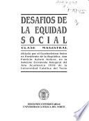 Desafios de la equidad social