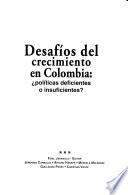 Desafíos del crecimiento en Colombia